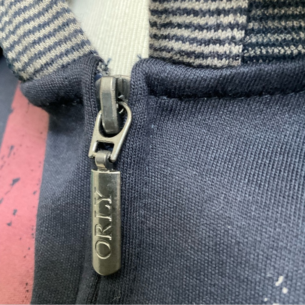 ORLY Hooded Graphic/Stripe Jacket - Picture 3 of 7